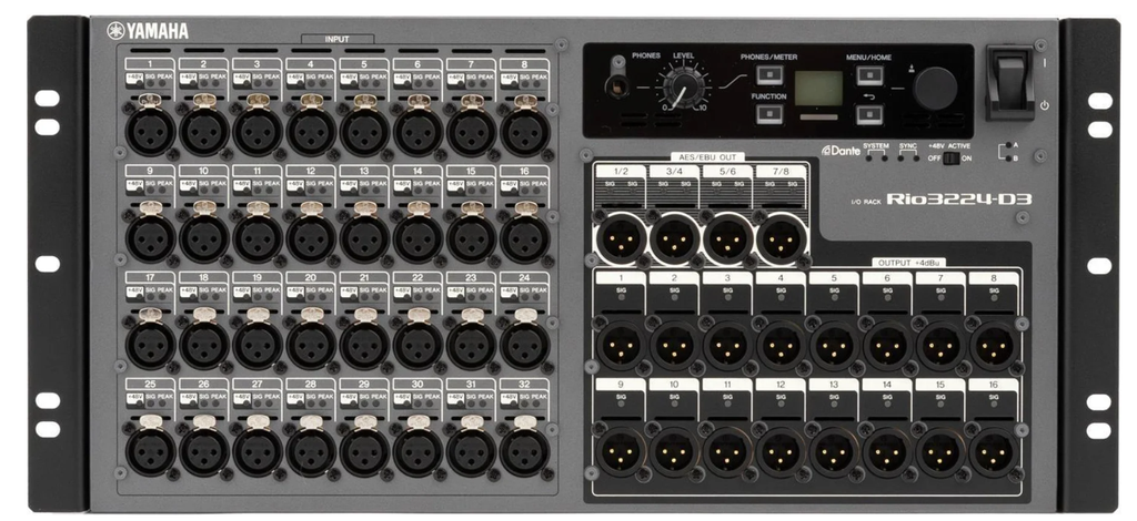 Yamaha RIO3224-D3 Dante Stage Box (New)