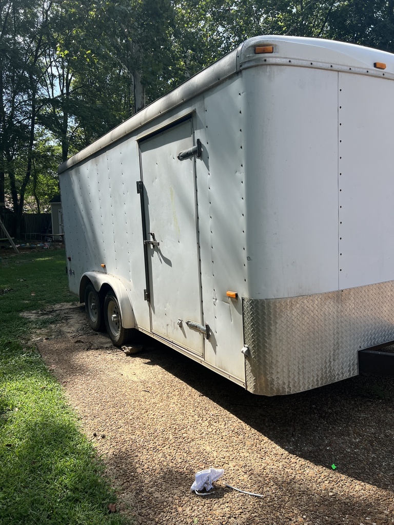 #584 - 2001 16ft US Cargo Trailer, Rack Ready