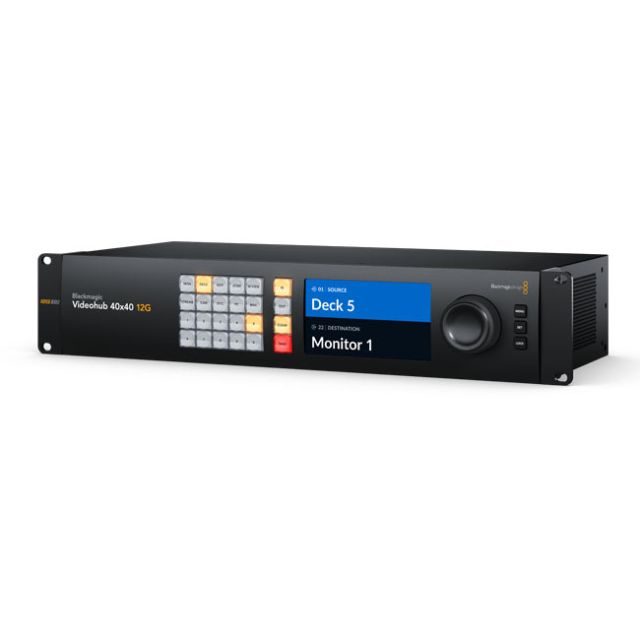 Blackmagic Design Videohub 40x40 12G (BMD-VHUBSMAS12G040040) (New)