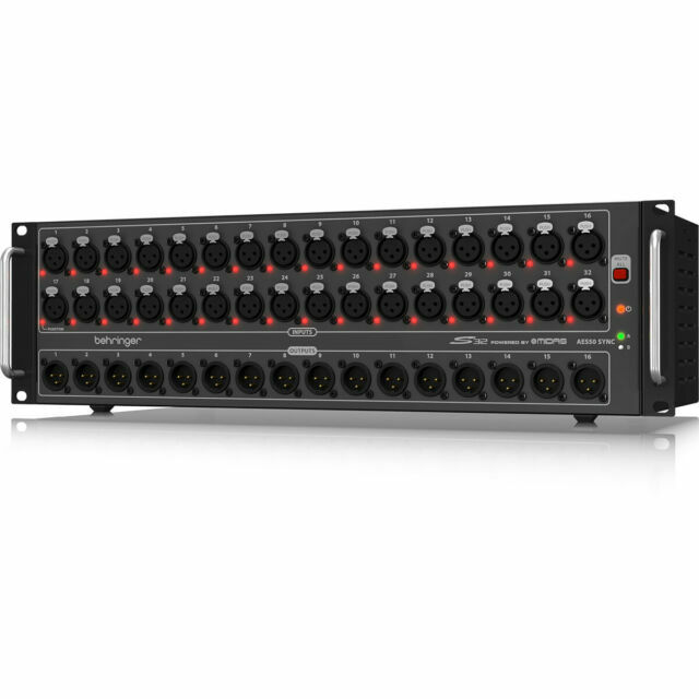 Behringer S32 3RU Digital I/O Stagebox (New)