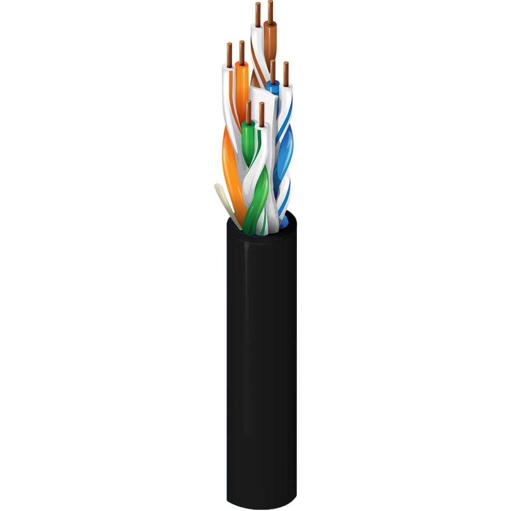 Belden Enhanced Premise 350MHz CAT6+ 4 Pair U/UTP Cable Solid Copper 23 AWG (BL-2412-1000) (New)